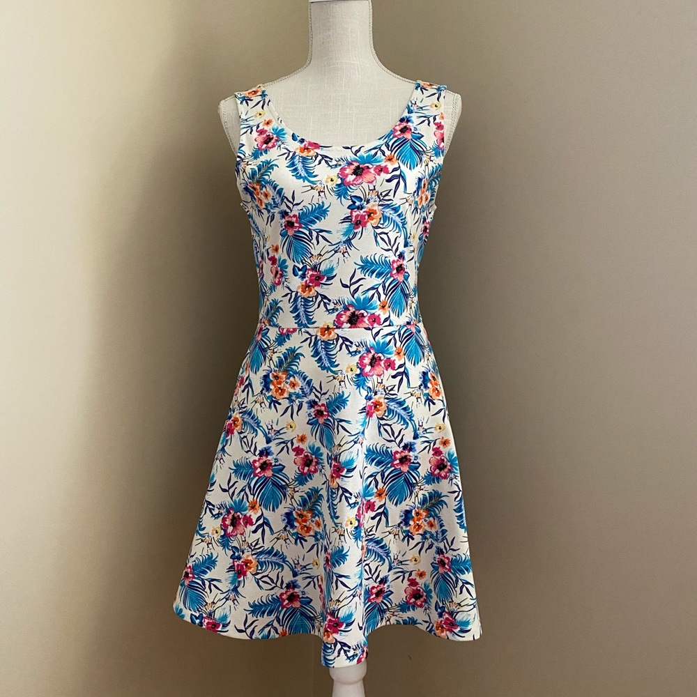 Multi-color Flower Dress